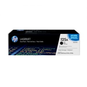 HP 125A Black Original LaserJet Toner Cartridge (Dual Pack)